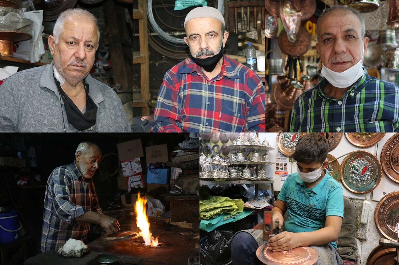 Şanlıurfa'da bakırcılık ve kalaycılık mesleği teknolojiye direniyor Şanlıurfa'da bakırcılık ve kalaycılık mesleği teknolojiye direniyor